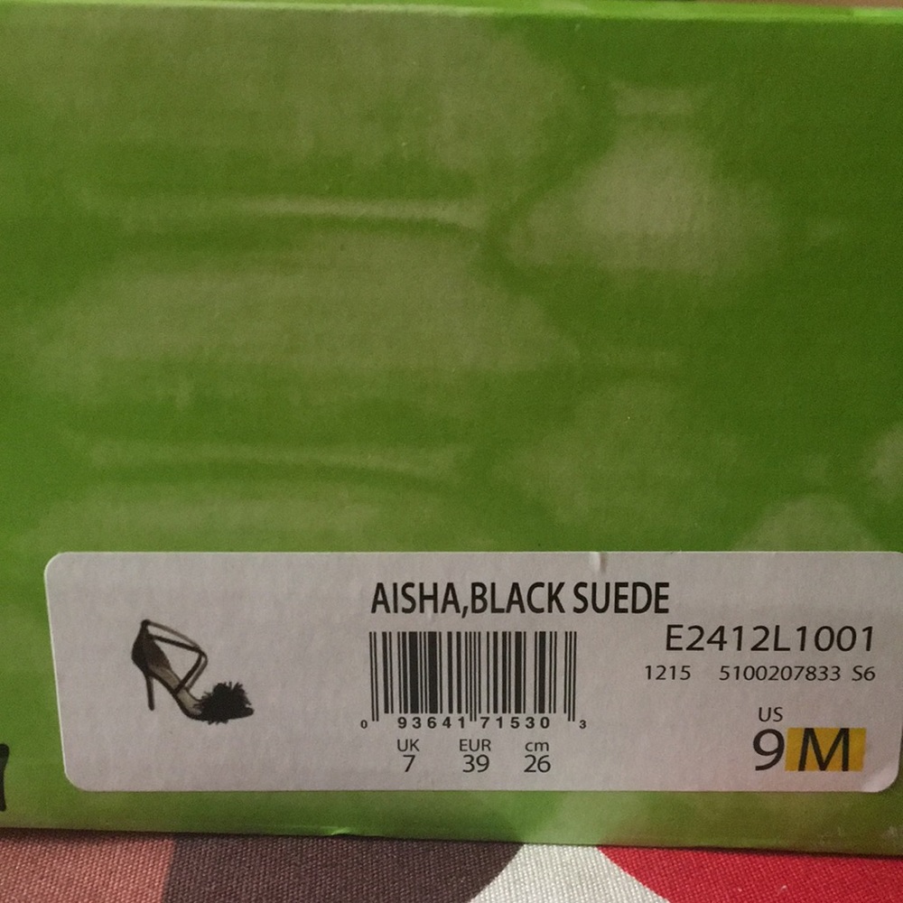 Sold Out Sam Edelman Aisha Black Suede Heel - Picture 3 of 4
